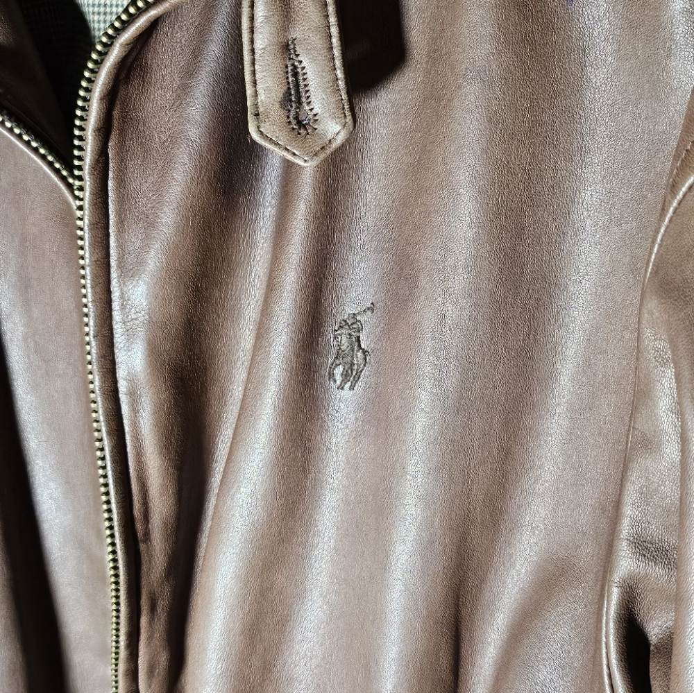 R.Lauren polo soft brown leather. Really good condition. minimal signs of wear.
